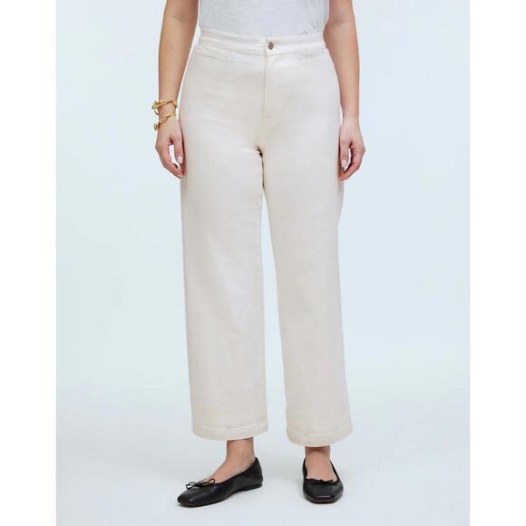 Madewell Denim - Madewell The Emmett Wide-Leg‎ Crop Jean: Welt Pocket Edition Size 33
